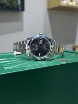 ROLEX DATEJUST 41MM WIMBLEDON DIAL OYSTER BRACELET 126300 WITH BOX,CARD&STICKERS
