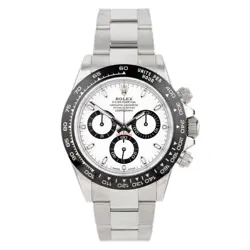 ROLEX COSMOGRAPH DAYTONA STAINLESS STEEL WHITE DIAL 40MM 116500LN FULL SET