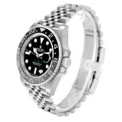ROLEX GMT MASTER II BLACK GRAY BRUCE WAYNE BEZEL MENS WATCH 126710 BOX CARD
