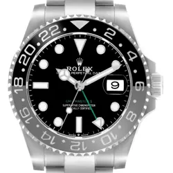 ROLEX GMT MASTER II BLACK GRAY BRUCE WAYNE BEZEL MENS WATCH 126710 UNWORN