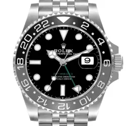 ROLEX GMT MASTER II BLACK GRAY BRUCE WAYNE BEZEL MENS WATCH 126710