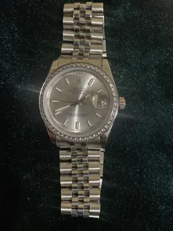 ROLEX DATEJUST 36MM STAINLESS STEEL MIDSIZE WATCH