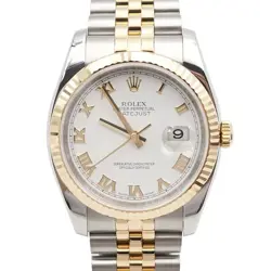 ROLEX DATEJUST 116233 18K GOLD/STEEL AUTOMATIC MEN'S WATCH 36MM 139670501