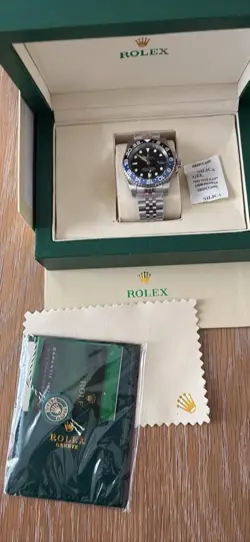 ROLEX BATMAN STAINLESS STEEL WATCH