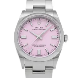 ROLEX OYSTER PERPETUAL 36 126000 CANDY PINK WATCH 677338