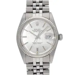 ROLEX DATEJUST 16014 SILVER MOSAIC WATCH 665103