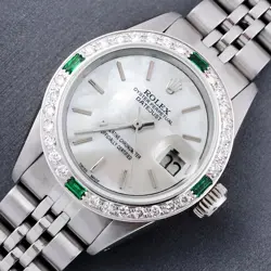 LADIES ROLEX DATEJUST MOP INDEX DIAL 18K WHITE GOLD AND STAINLESS STEEL WATCH
