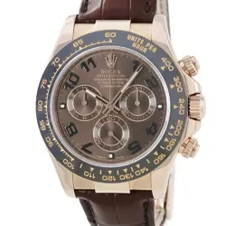ROLEX COSMOGRAPH DAYTONA 116515LN G K18RG AUTOMATIC MEN #HD026