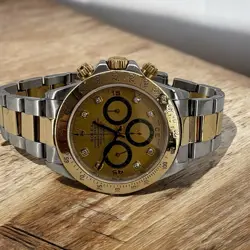 ROLEX DAYTONA COSMOGRAPH 16523 ORIGINAL DIAMOND DIAL ZENITH MOVEMENT