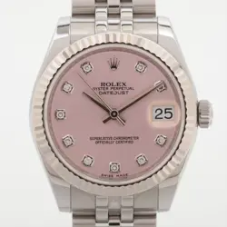 ROLEX DATEJUST 178274G SSWG SS AT PINK-FACE 5 EXTRA LINKS