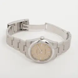 Rolex Oyster Perpetual 124200 SS SS AT Beige dial 2 Extra Links