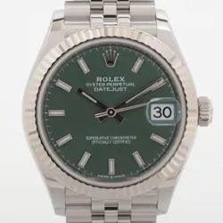 ROLEX DATEJUST 278274 SSWG SS AT MINT GREEN DIAL 6 EXTRA LINKS
