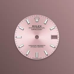 Unworn Rolex Datejust 31mm, Pink, Jubilee, 278240, dated 2025