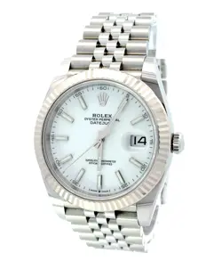 ROLEX 2022 DATEJUST 126334 STAINLESS 41MM JUBILEE WATCH W/ BOX AND PAPERS