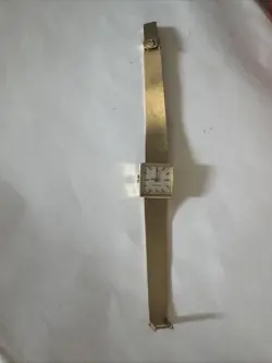 VINTAGE ROLEX 14K YELLOW GOLD LADIES WATCH