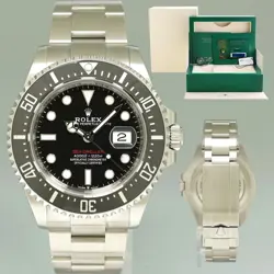2024 NEW PAPERS ROLEX RED SEADWELLER SD43 126600 43MM MARK 2 WATCH BOX