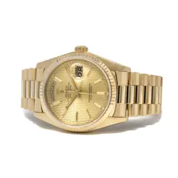 Rolex Day-Date 36 18038 Yellow Gold Champagne Tapestry - Pre-owned