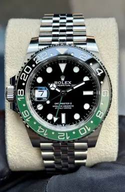ROLEX GMT-MASTER II SPRITE 126720VTNR JUBILEE FULL SET 40MM LEFTY ICONIC WATCH