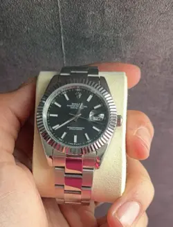ROLEX MEN'S DATEJUST 41MM BLACK DIAL (R.E.P)