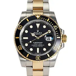 USED ROLEX SUBMARINER DATE 116613LN BLACK MEN'S WATCH #102015