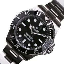 USED ROLEX SUBMARINER 124060 BLACK CASE: 41MM×41MM MEN'S WATCH #101015