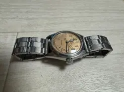 Rolex Oyster Viceroy Auto Beige Dial 1940s Antique SS Watch Working JP