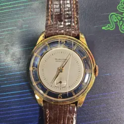 ROLEX MARCONI SPECIAL ANTIQUE WATCH CRACK ON CRYSTAL RARE VINTAGE JAPAN