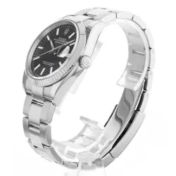 ROLEX DATEJUST 36 126234 BLACK 3 ROW OYSTER  321617