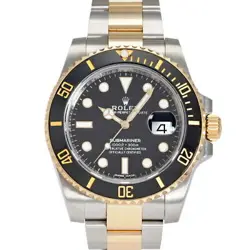 USED ROLEX SUBMARINER DATE 116613LN BLACK MEN'S WATCH #101015