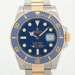 ROLEX SUBMARINER 116613LB SS×YG AT BLUE-FACE 3 EXTRA LINKS