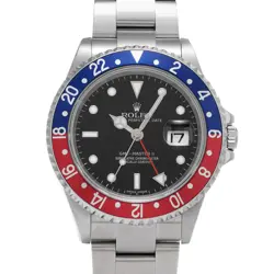 ROLEX GMT-MASTER II STICK DIAL 16710 BLACK WATCH 676819