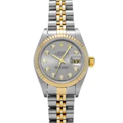 ROLEX DATEJUST 79173G GRAY/DIAMOND WATCH 676980