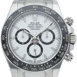 ROLEX COSMOGRAPH DAYTONA WATCH WITH QR CODE STICKER 126500LN STAINLESS STEEL...