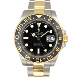 ROLEX GMT MASTER II 116713LN MEN'S WATCH FROM JAPAN G0703