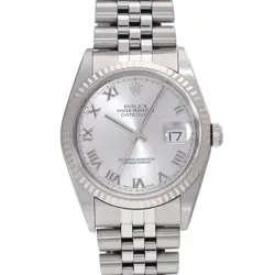 ROLEX DATEJUST 16234 SILVER WATCH 677172