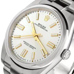 rolex Oyster Perpetual 124300 Silver Dial watch men TO167794