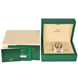 rolex Oyster Perpetual 124300 Silver Dial watch men TO167794