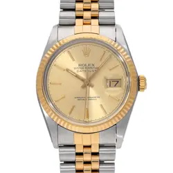 ROLEX DATEJUST 16013 CHAMPAGNE WATCH 663665
