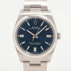 ROLEX OYSTER PERPETUAL 126000 SS SS AT BLUE-FACE