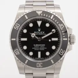 ROLEX SUBMARINER 114060 SS SS AT BLACK DIAL 3 EXTRA LINKS