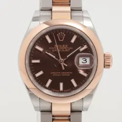 ROLEX DATEJUST 279161 SSPG SSPG AT CHOCOLATE-FACE 2 EXTRA LINKS