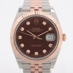 ROLEX DATEJUST 126331G SSPG SSPG AT CHOCOLATE-FACE JUBILEE BRACELET