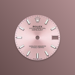 Unworn Rolex Datejust 31mm, Pink, Jubilee, 278274, dated 2025