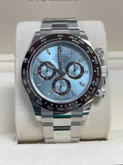 ROLEX DAYTONA PLATINUM PLATONA 116506 MINT 2022 ICE BLUE