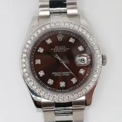 DIAMOND BROWN DIAL