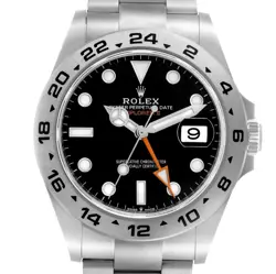 ROLEX EXPLORER II 42MM BLACK DIAL STEEL AUTOMATIC MENS WATCH 226570