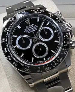 ROLEX COSMOGRAPH DAYTONA 126500LN STEEL BLACK BEZEL/DIAL -BOX/CARD 2025 COMPLETE