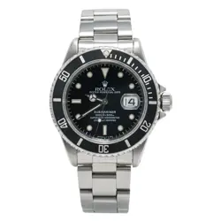 ROLEX SUBMARINER 16610 STAINLESS STEEL BLACK DIAL AUTOMATIC MEN'S WATCH 40MM