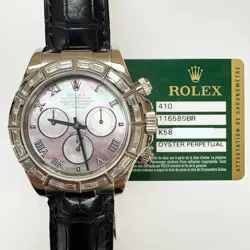 ROLEX COSMOGRAPH DAYTONA, 116589BR, 40MM, WHITE GOLD, BLACK MOTHER OF PEARL R...