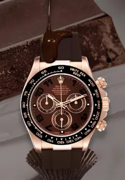 ROLEX COSMOGRAPH DAYTONA 18KT EVEROSE GOLD CERACHROM 116515 CHOCOLATE WITH BLACK